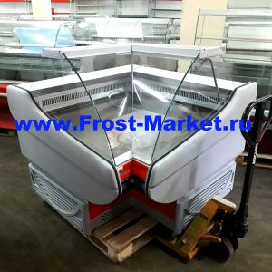 Витрина холодильная бу угловая внутренняя Ариада Титаниум ВС 5 УВ