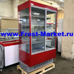 Горка холодильная б у Флоренция ВХСп-1,2 Cube с дверьми (стеклопакет)